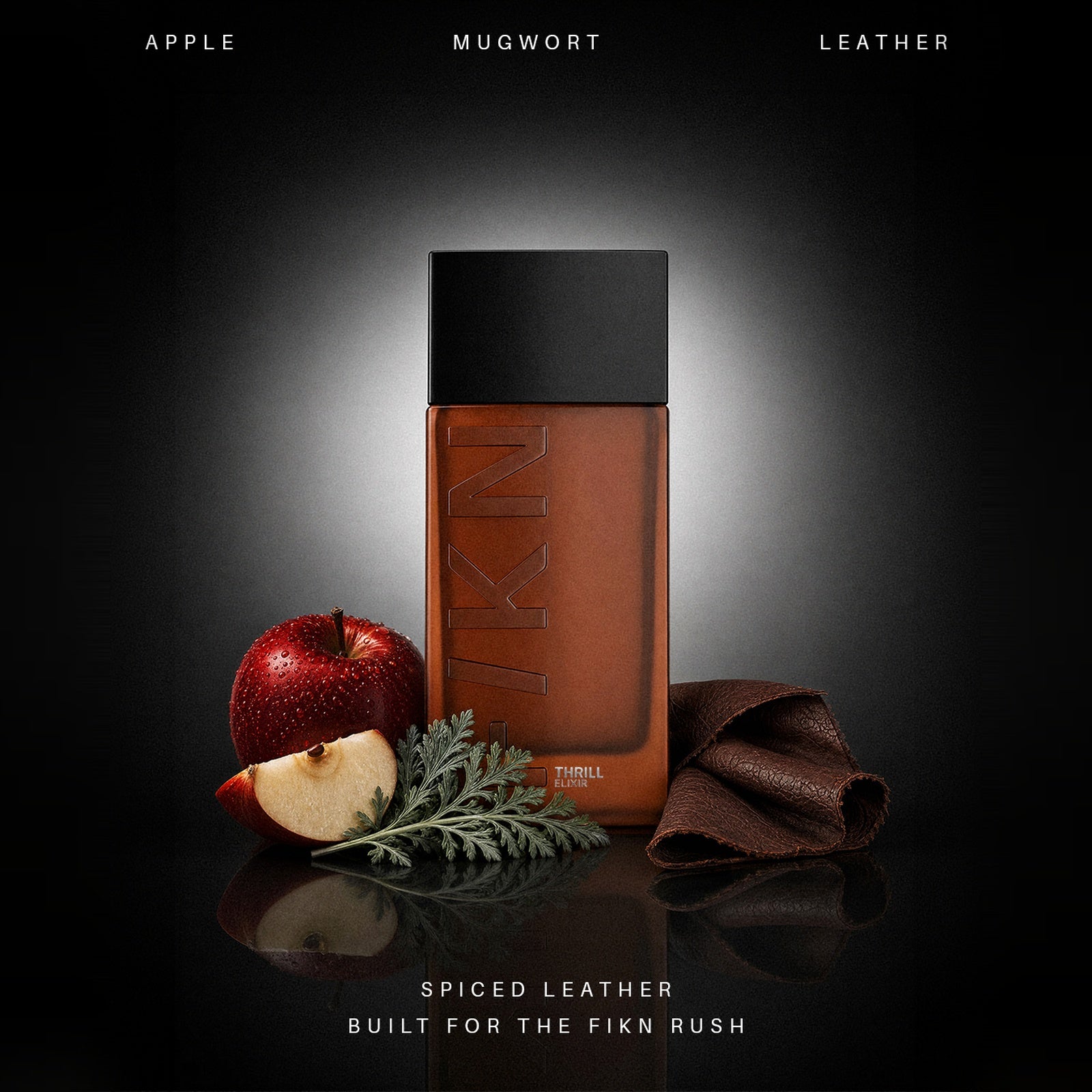 FIKN THRILL Spiced Leather Elixir Perfume